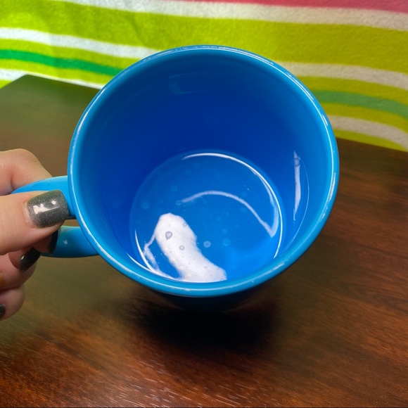 SOLD Rick And Morty Blue Coffee Ceramic Mug - Official Adult Swim Large Mug - Picture 6 of 9